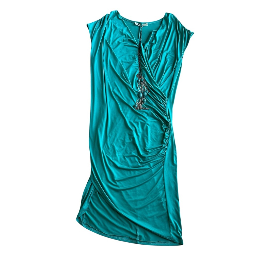 Carpe Diem Women’s Elegant Teal Size L Dress Glam Party *Missing Size Tag*
